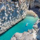 Cave,Of,Papafragas,Milos,,Cyclades,Greece,On,July,18,,2022.